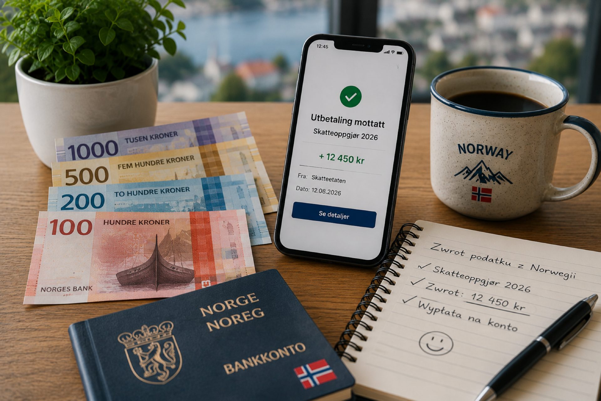 Zwrot podatku w Norwegii – skatteoppgjør